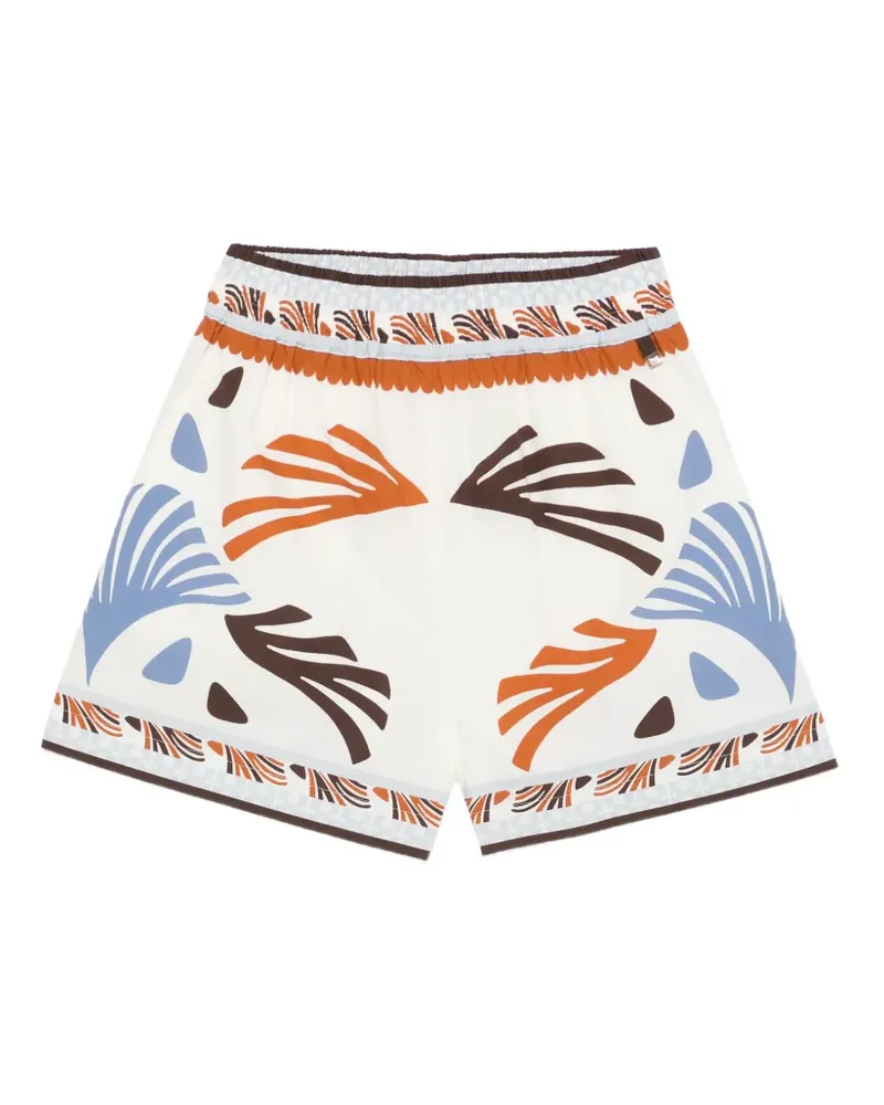 Herno Shorts mit elastischem Bund - Weiß Weiß