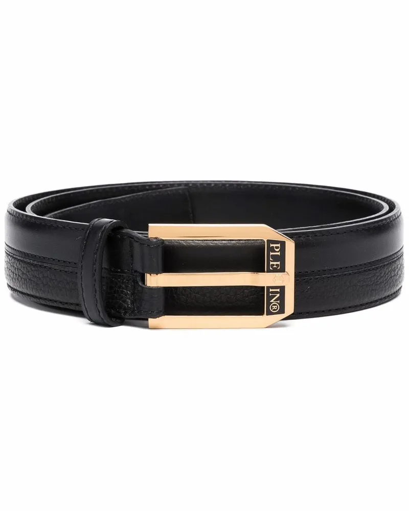 Philipp Plein Klassischer Gürtel - Schwarz Schwarz