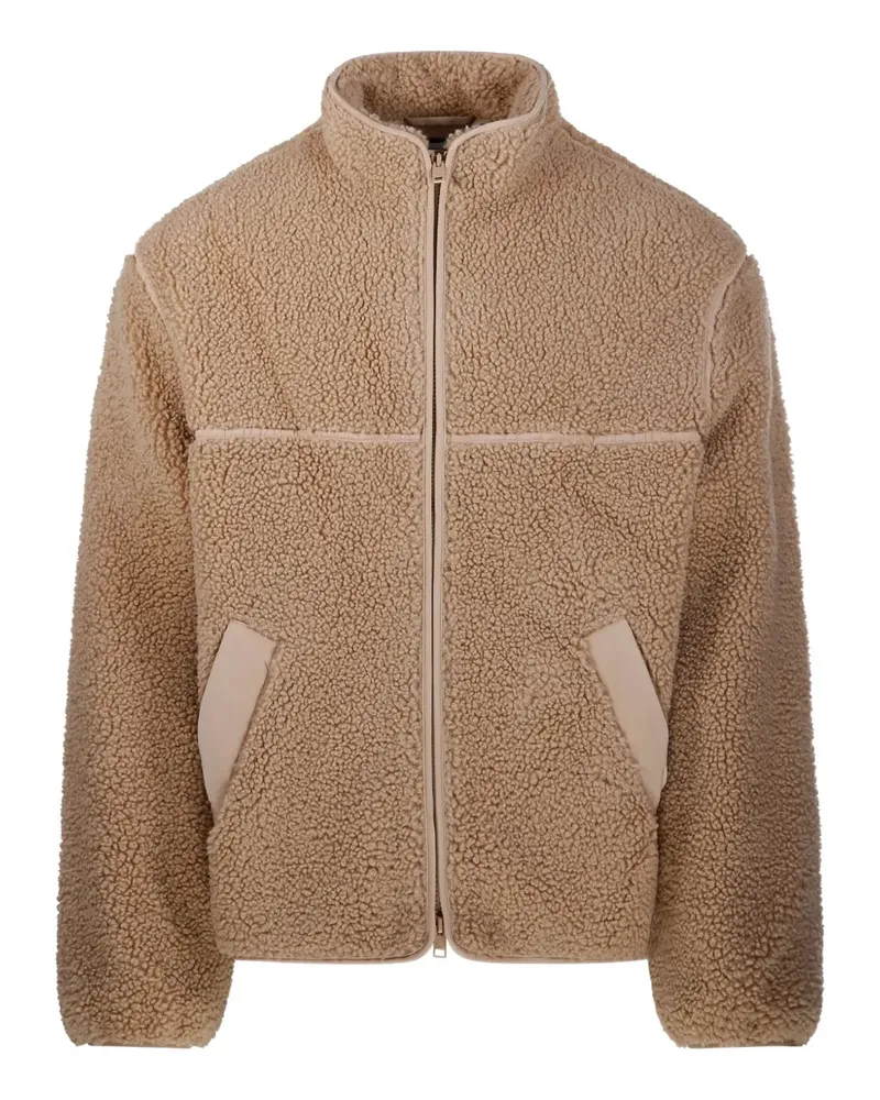 Kitsuné Fleecejacke mit Reißverschluss - Braun Braun