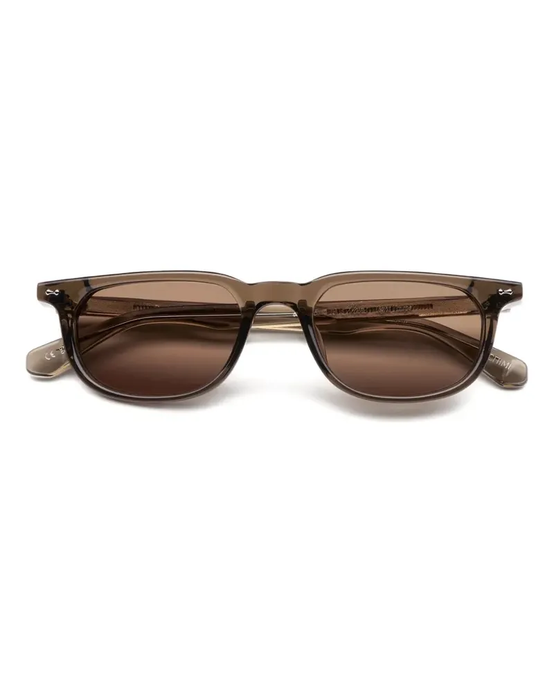 CHIMI Novis rectangle-frame sunglasses - Braun Braun