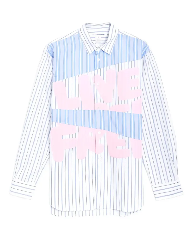 Comme des Garçons Hemd aus Popeline - Weiß Weiß