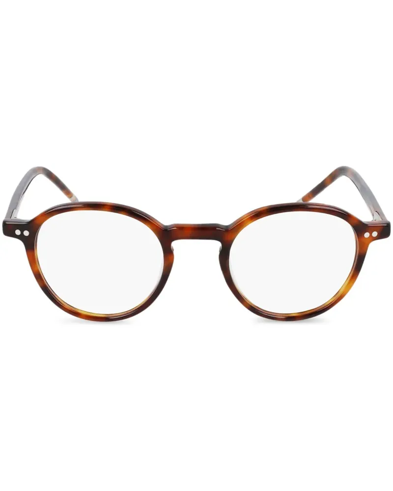 Paul Smith Brille mit rundem Gestell - Braun Braun