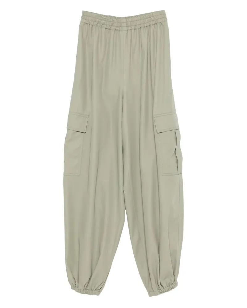 Max Mara Lockere Hose mit elastischem Saum - Grün Grün