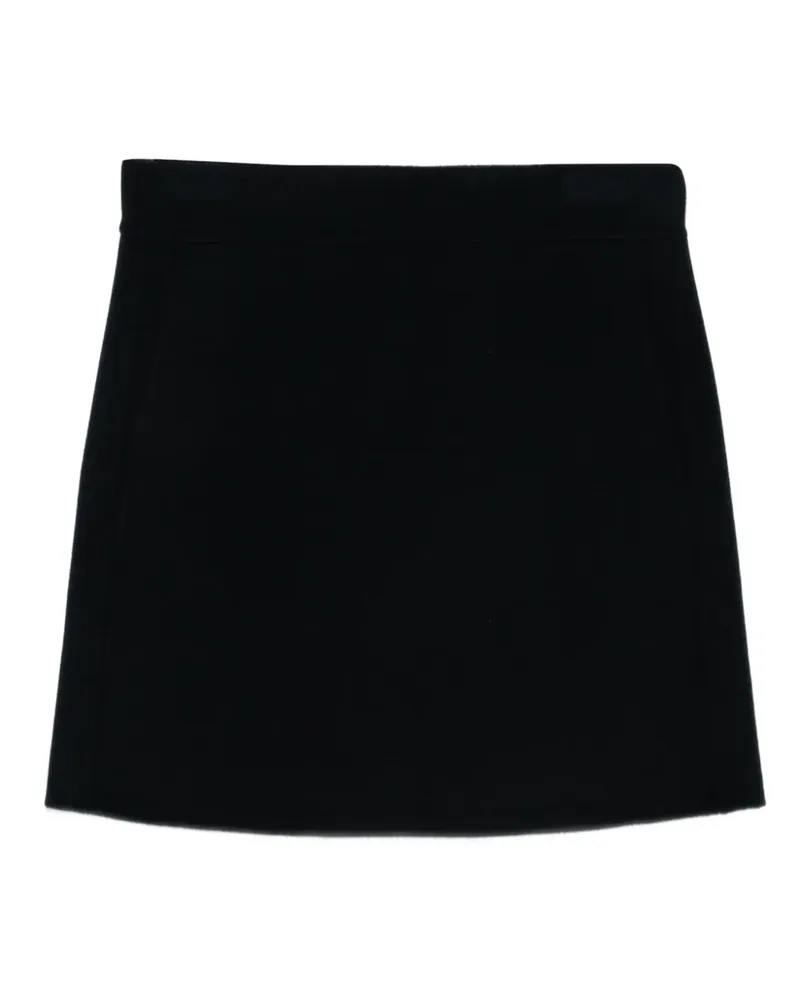 Max Mara Minirock aus Wolle - Blau Blau