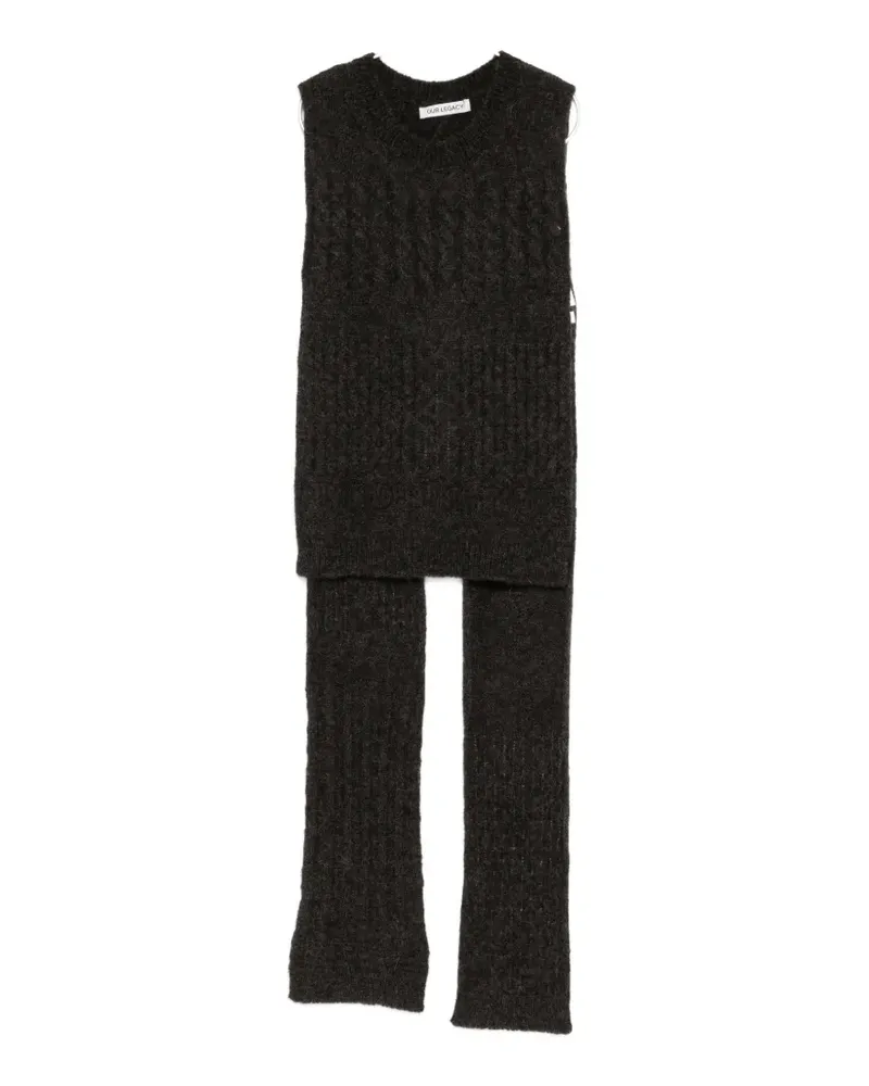 Our Legacy wrap scarf - Grau Grau