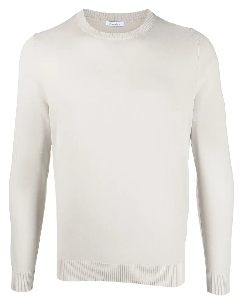 Malo Pullover mit gerippten Details - Nude Nude