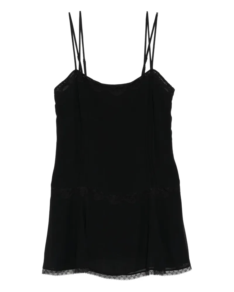 Reformation Allis Kleid - Schwarz Schwarz