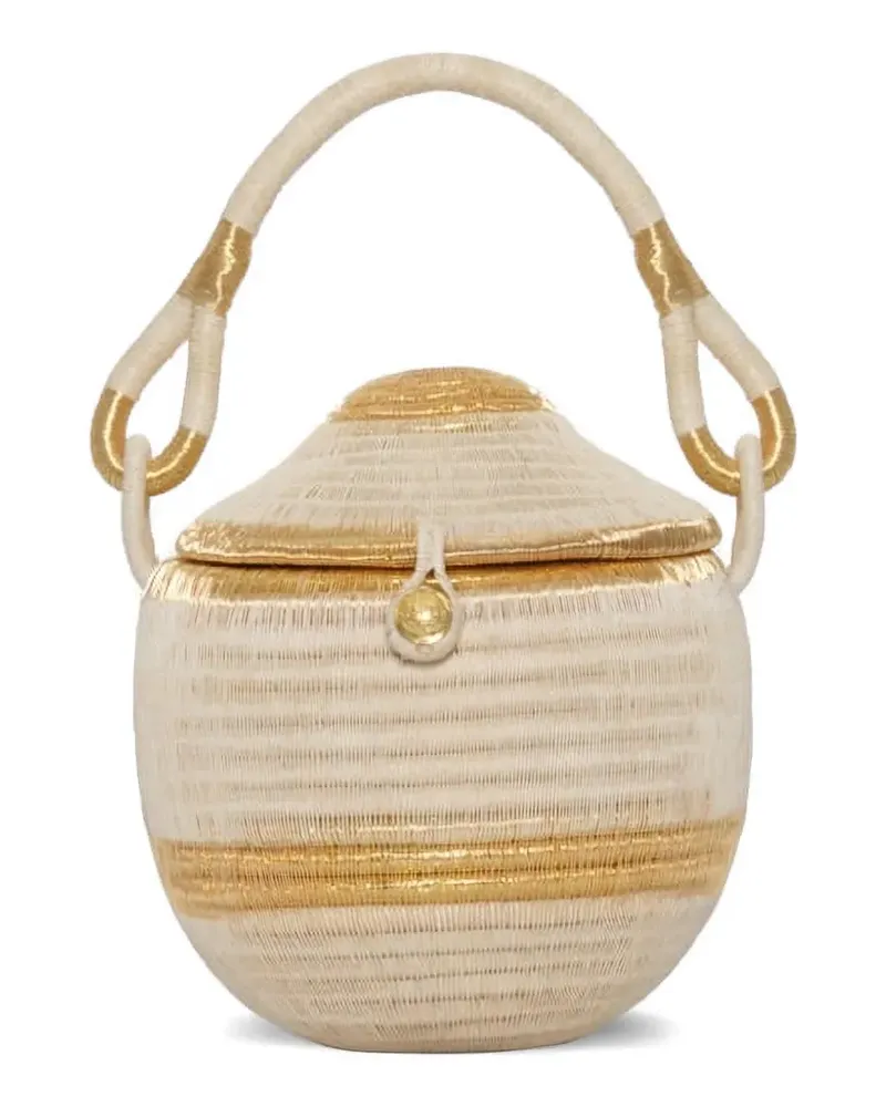Johanna Ortiz Rooted Grace bucket bag - Nude Nude
