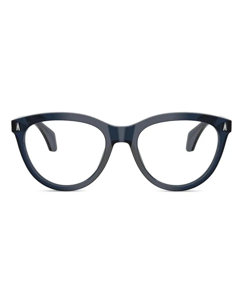 Moncler Brille mit geometrischem Gestell - Blau Blau