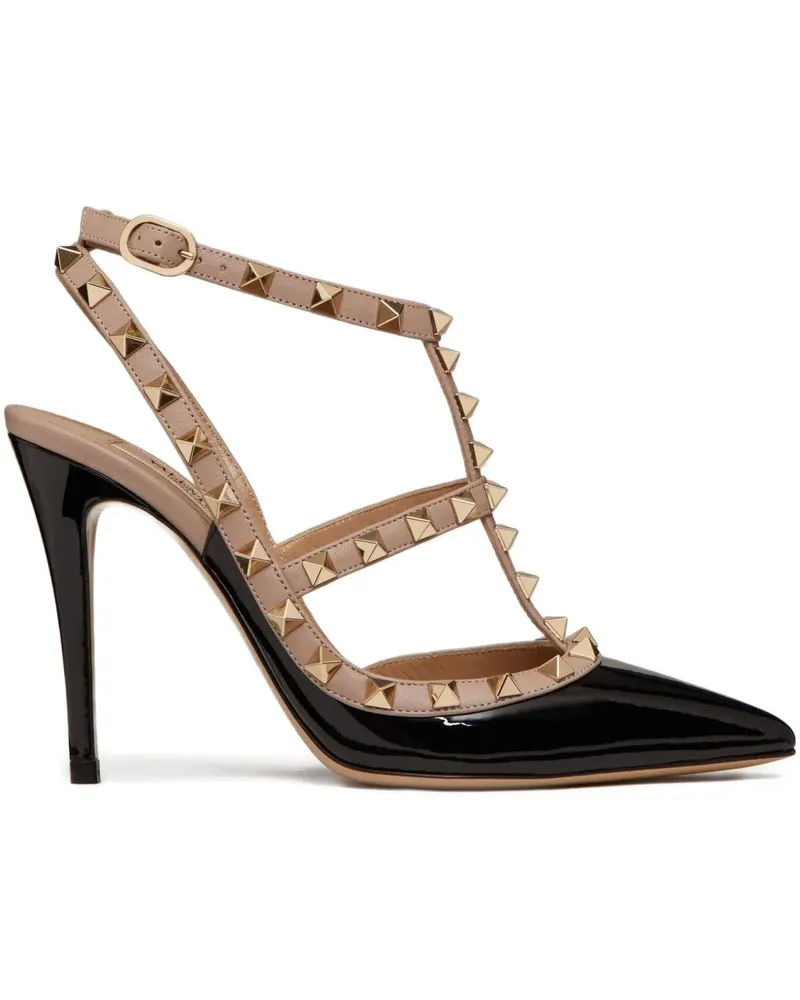 Valentino Garavani Rockstud Pumps 100mm - Schwarz Schwarz