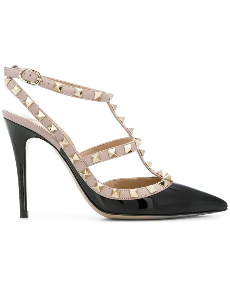 Valentino Garavani Rockstud Pumps 100mm - Schwarz Schwarz