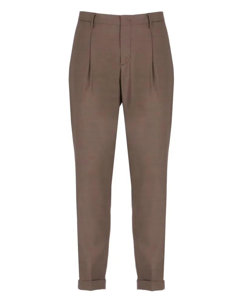 Briglia 1949 Tiberios pleated trousers - Braun Braun