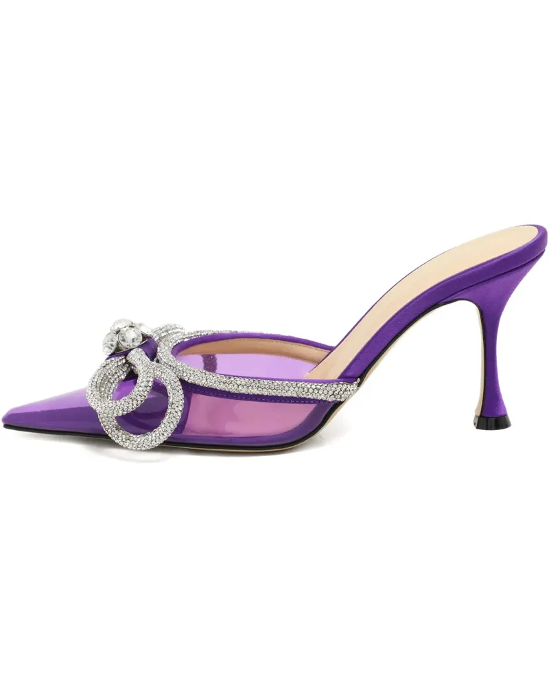 Mach & Mach bow mules - Violett Violett