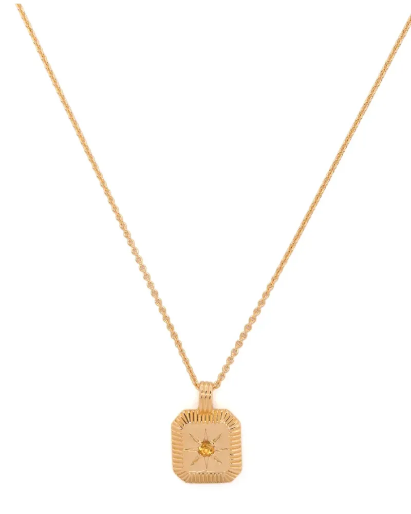 Missoma November-Birthstone Halskette - Gold Gold
