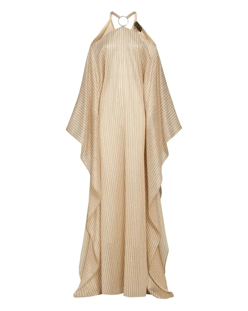 Taller Marmo Gestreiftes Sepik Maxikleid - Nude Nude