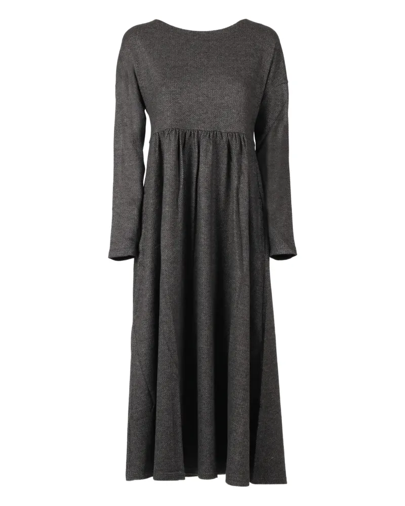 Max Mara herringbone baccano dress - Grau Grau