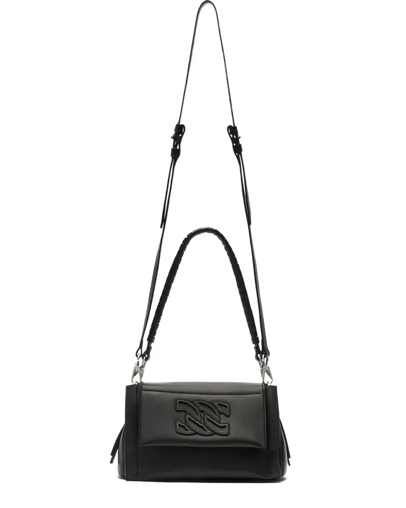 Casadei Brera Schultertasche mit Logo-Prägung - Schwarz Schwarz