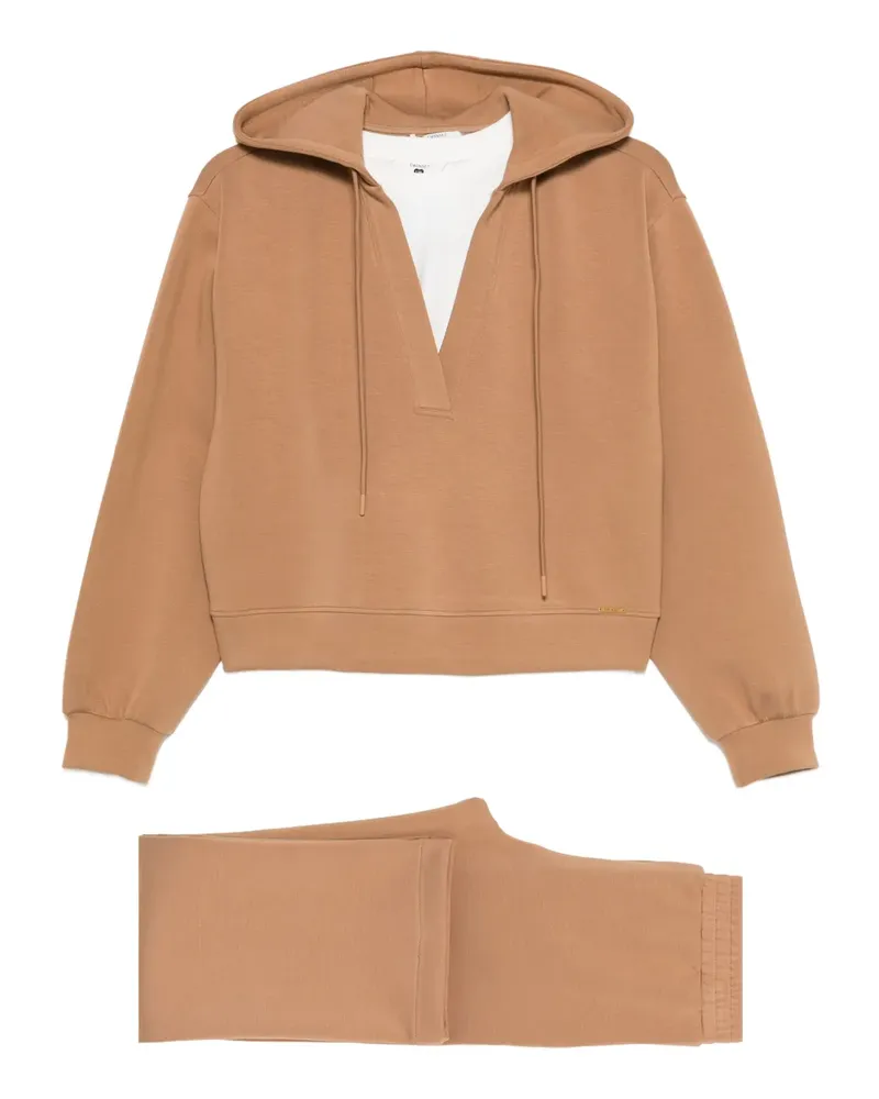Twin-Set Jogginganzug mit Kapuze - Braun Braun