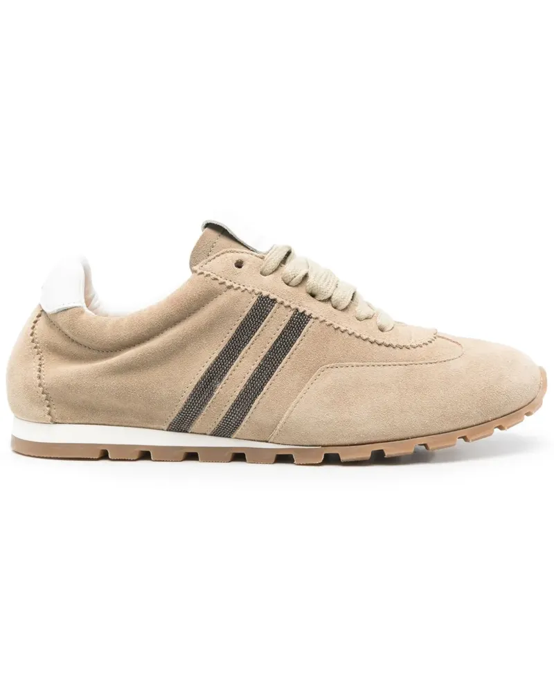 Doucal´s Sneakers aus Wildleder - Nude Nude