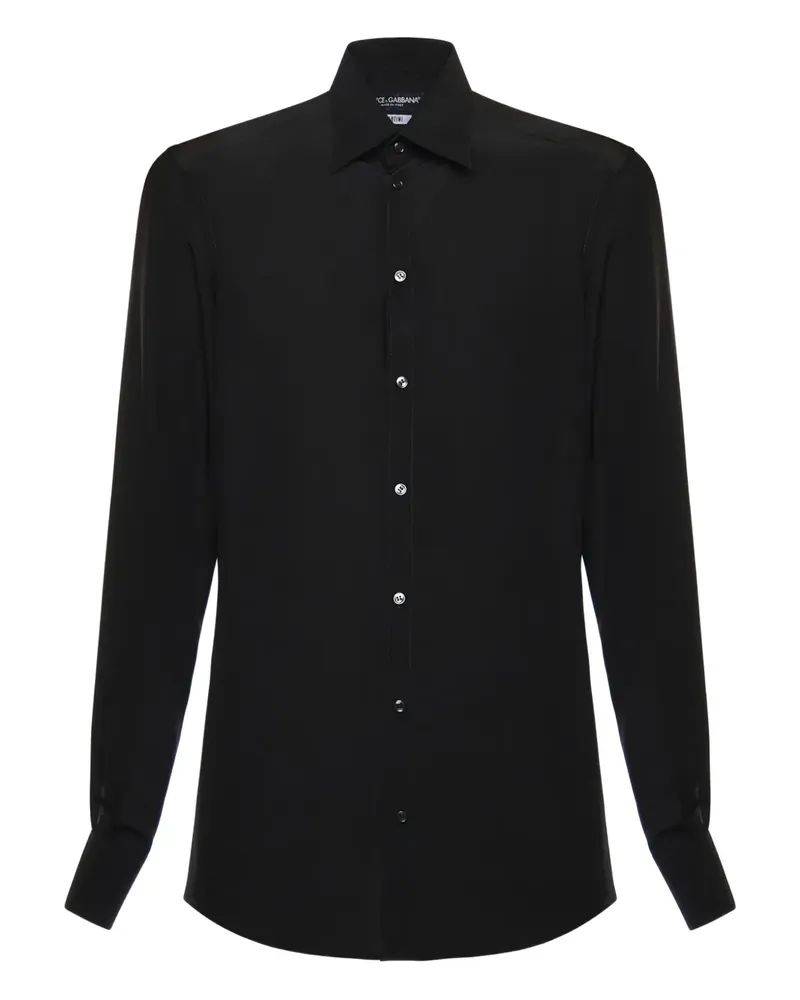 Dolce & Gabbana long-sleeve shirt - Schwarz Schwarz