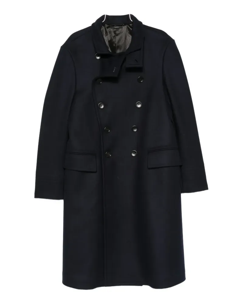 Tom Ford double-breasted buttoned coat - Blau Blau