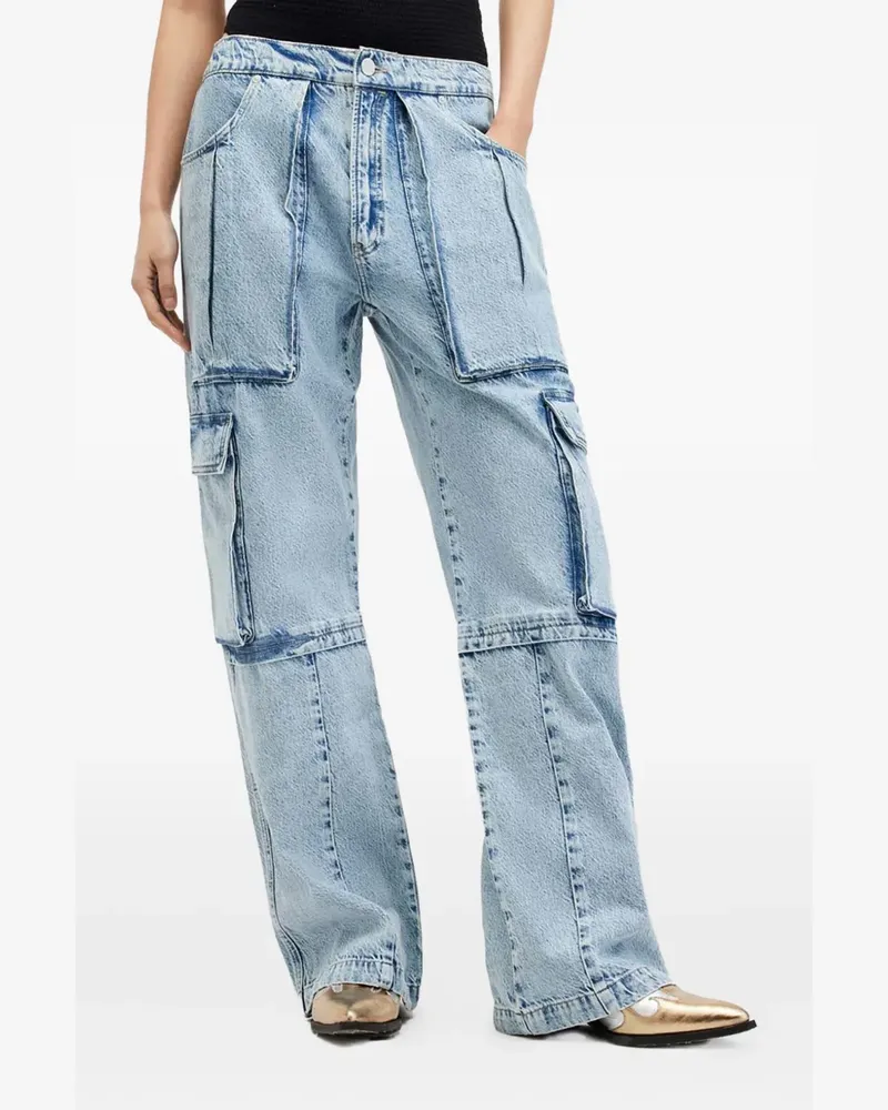 AllSaints cargo-pocket jeans - Blau Blau
