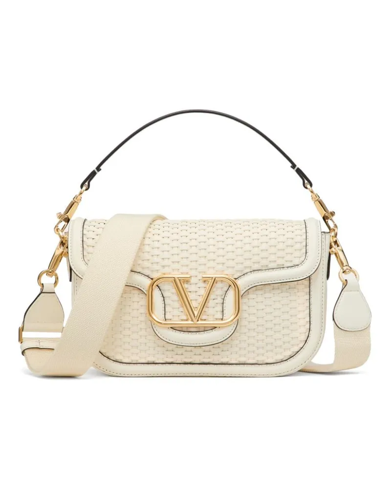 Valentino Garavani Gewebte Alltime Schultertasche - Nude Nude