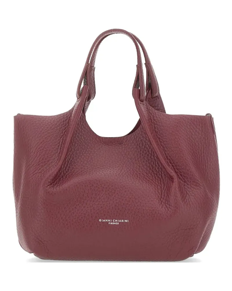 Gianni Chiarini Dua pebbled leather tote bag - Rot Rot