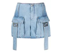 Jeans-Shorts mit Baguette-Taschen
