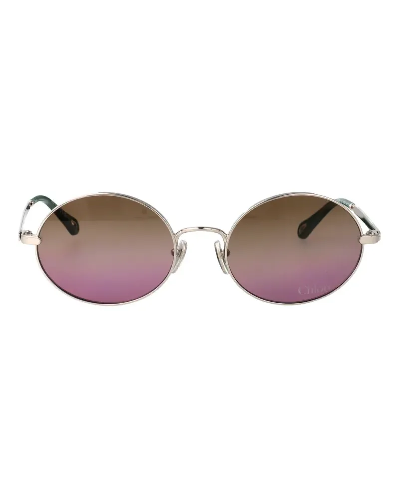Chloé round-frame sunglasses - Silber Silber