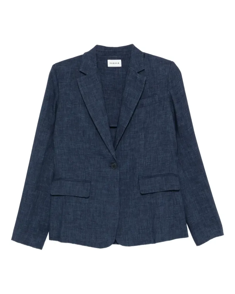 P.A.R.O.S.H. P.A.R.O H. pocket blazer - Blau Blau