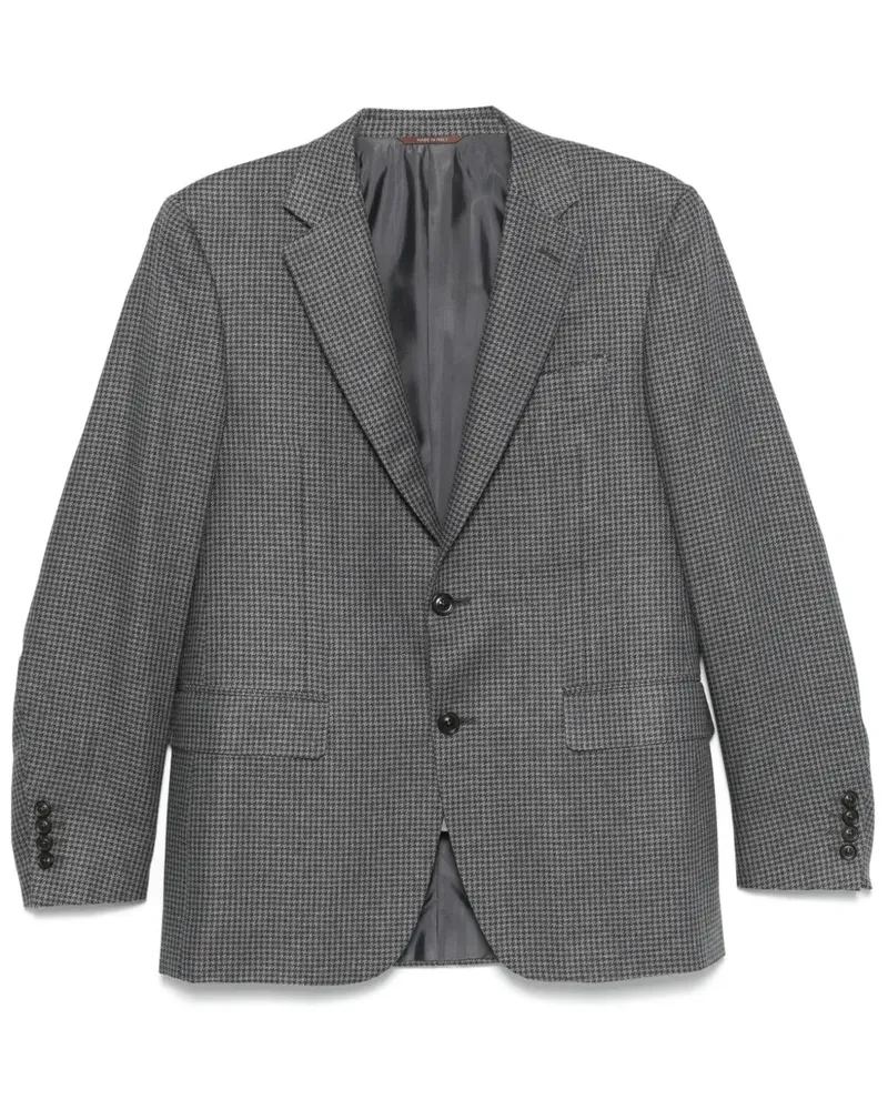 Canali Sakko mit Hahnentrittmuster - Grau Grau