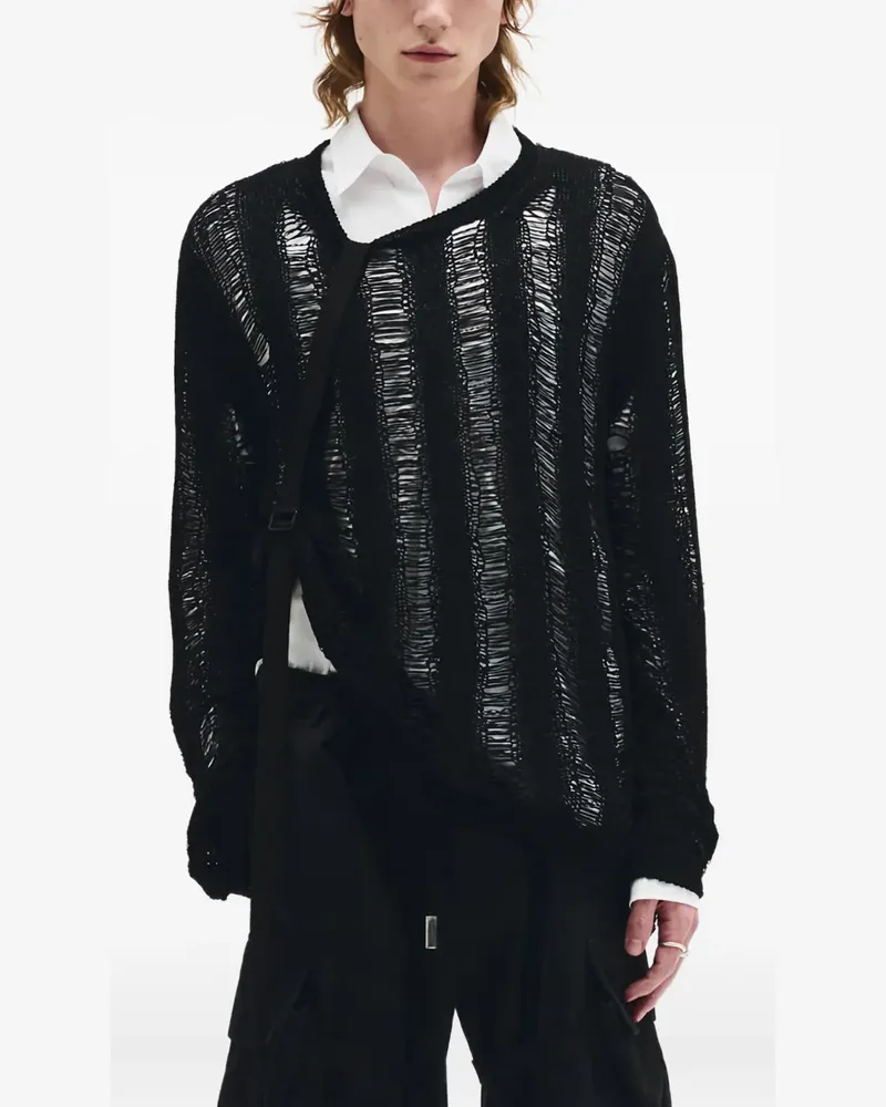 Ann Demeulemeester Balder Pullover - Schwarz Schwarz
