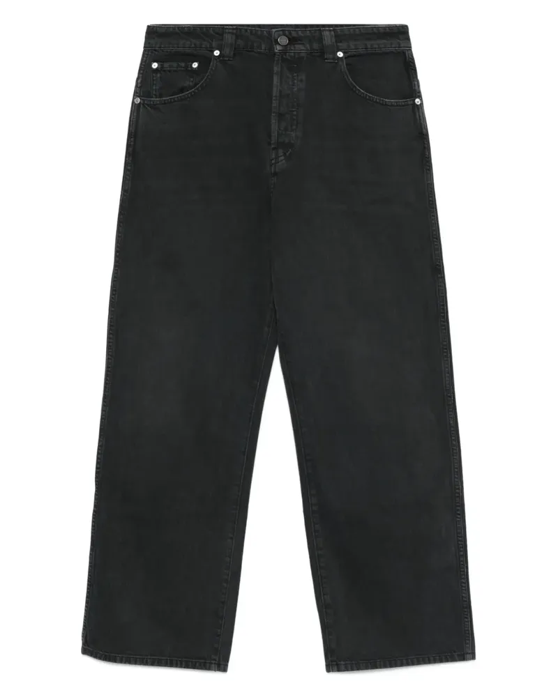 KHAITE Jeans mit weitem Bein - Schwarz Schwarz