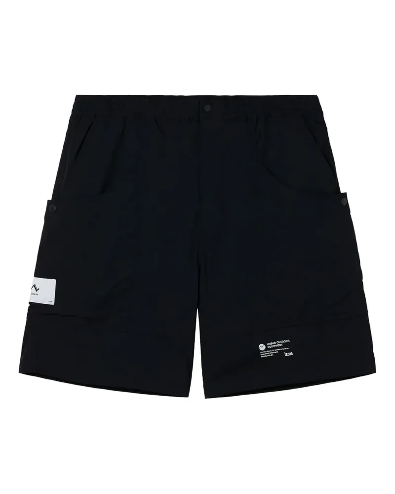 Izzue Shorts mit Klappentasche - Schwarz Schwarz