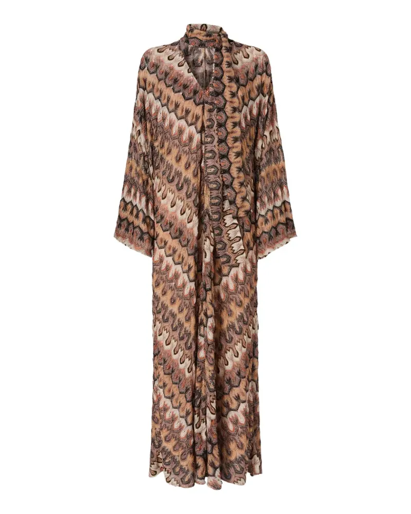 Missoni long sleeved dress - Braun Braun