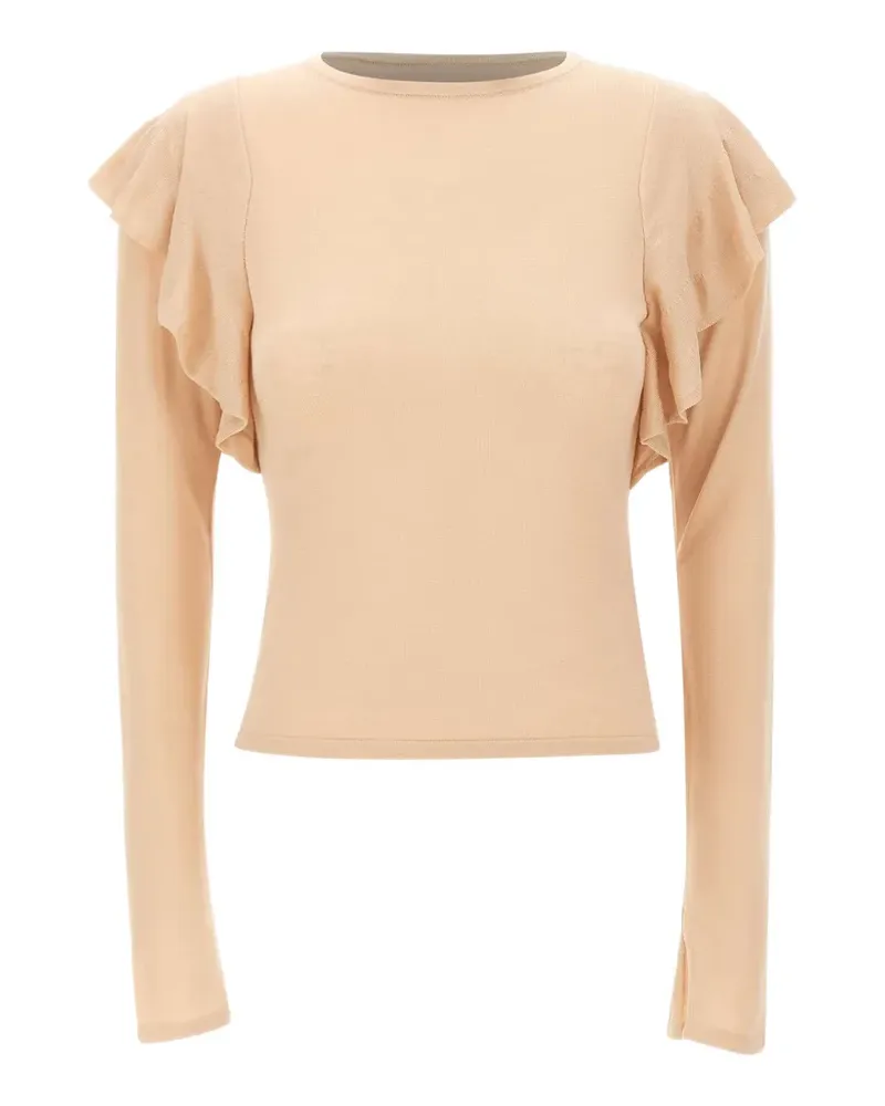 MARELLA Gerüschtes Selva T-Shirt - Nude Nude