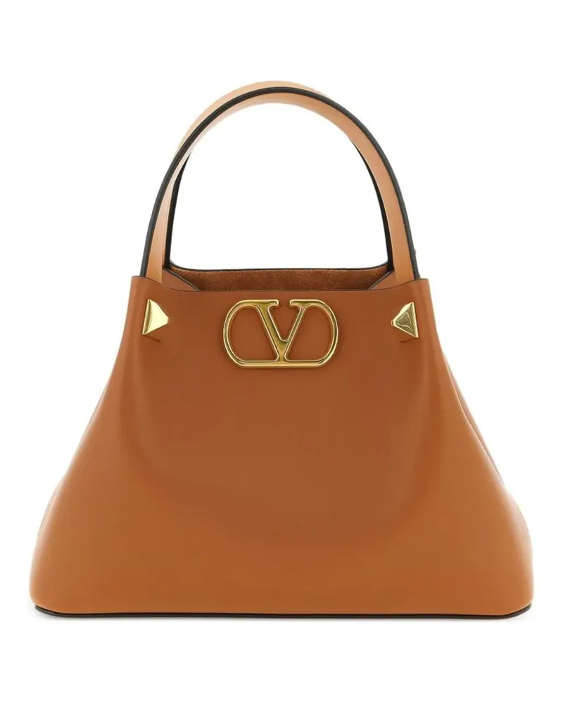 Valentino Garavani Shopper mit Logo - Braun Braun