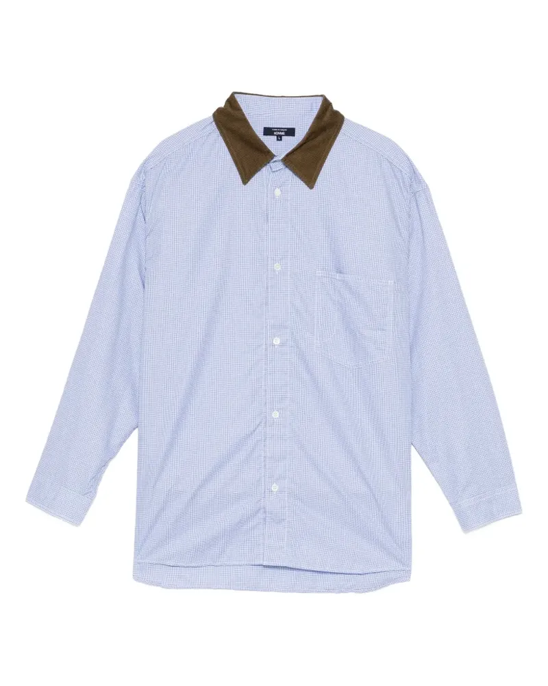 Comme des Garçons Kariertes Hemd - Blau Blau