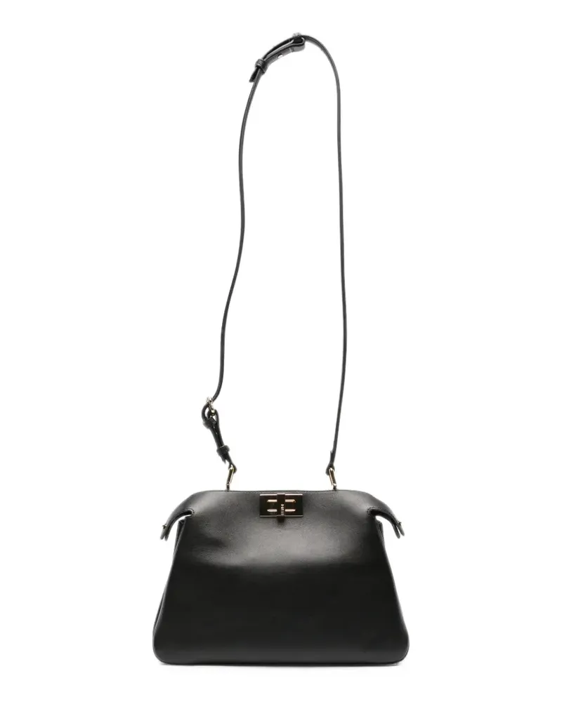 Fendi Kleine Peekaboo Soft Tasche - Schwarz Schwarz