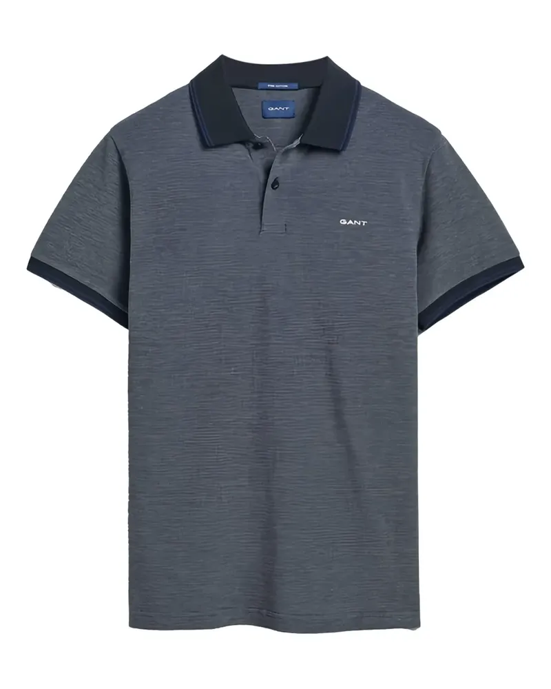 Gant tipped-trims polo shirt - Blau Blau