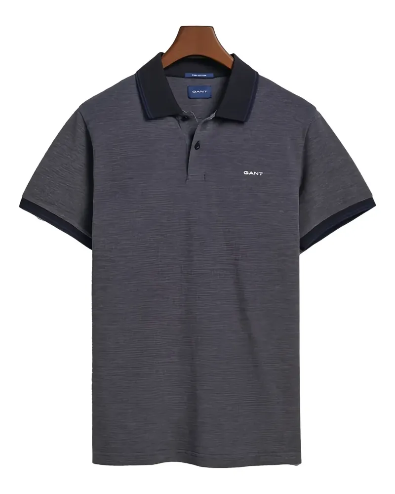 Gant tipped-trims polo shirt - Blau Blau