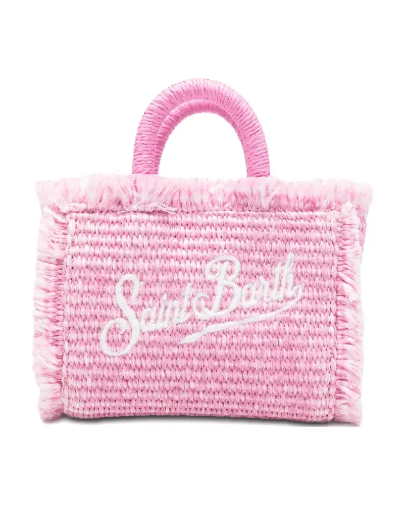 MC2 Saint Barth Ausgefranste Handtasche - Rosa Rosa