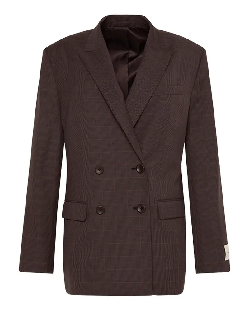 Calvin Klein Sakko mit Hahnentrittmuster - Grau Grau