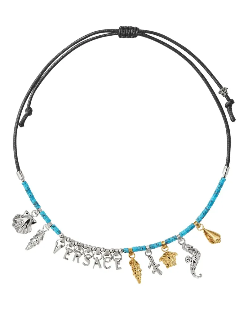 Versace Icons de la Mer Halskette mit Perlen - Silber Silber