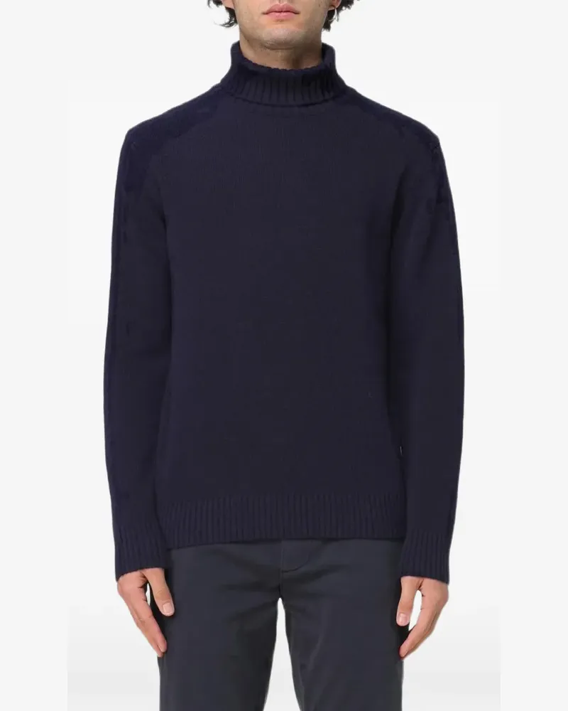XC Pullover mit Rollkragen - Blau Blau