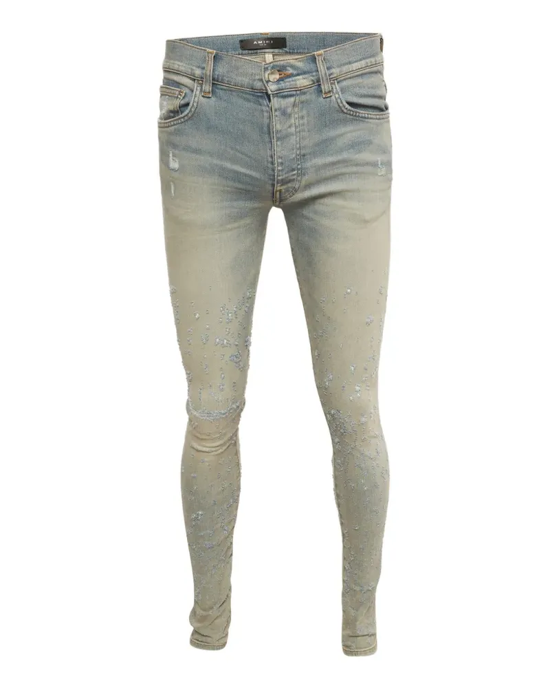 Amiri distressed skinny jeans - Blau Blau