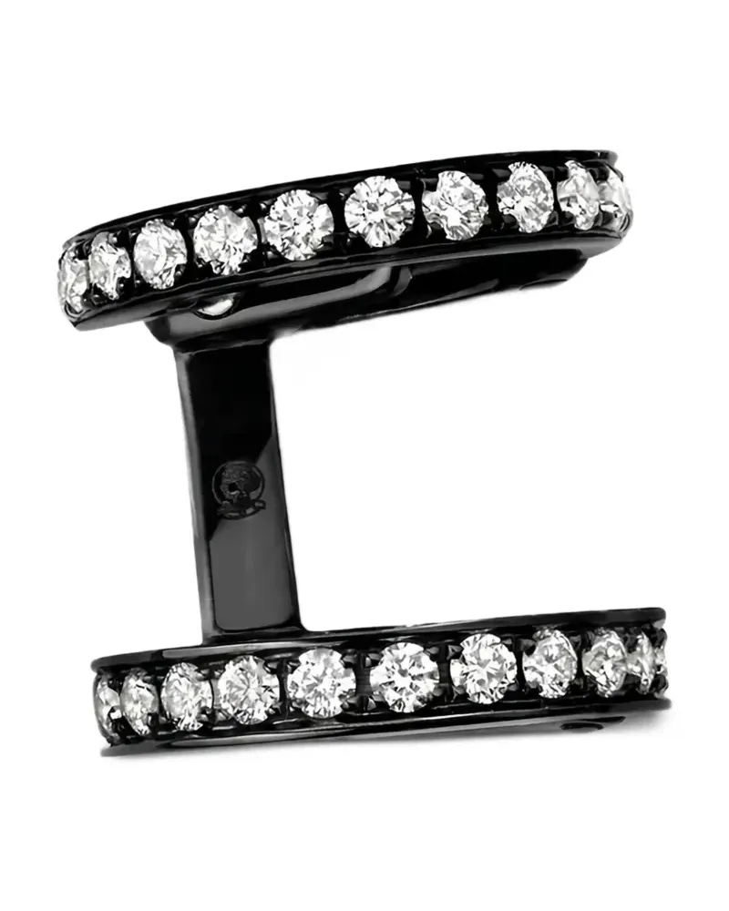 Repossi 18kt Rotgoldohrringe mit Diamanten - Schwarz Schwarz