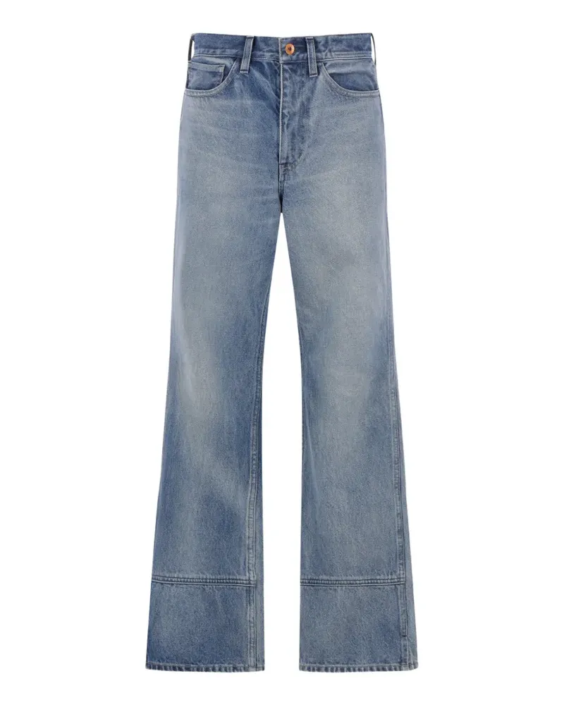 KURO Five-Pocket-Jeans - Blau Blau