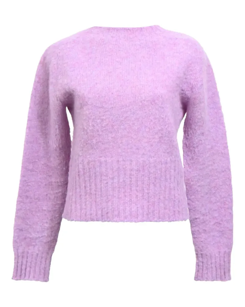 Victoria Beckham mélange-brushed sweater - Violett Violett